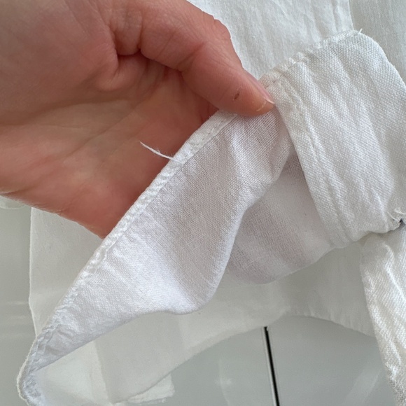 Cotton and linen  rustic ZARA blouse - Picture 5 of 8